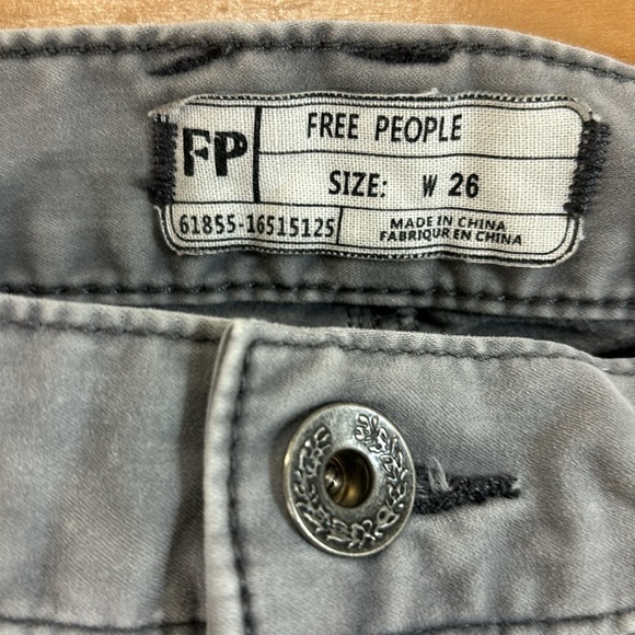 Free People Low Rise Skinny Velvet Pants Size 26 - Picture 4 of 10